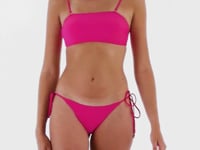 Carregar e reproduzir vídeo no visualizador da Galeria, Video: Rio De Sol Bas Bottom Amaranto Ibiza-Comfy