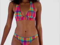 Carregar e reproduzir vídeo no visualizador da Galeria, Video: Rio De Sol Ensemble Set Tulip-Garden Halter-Cos Essential-Comfy