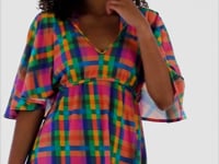 Carregar e reproduzir vídeo no visualizador da Galeria, Video: Rio De Sol Mini Dress Tulip-Garden Mini Dress