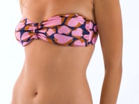 Carregar e reproduzir vídeo no visualizador da Galeria, Video: Rio De Sol Haut Top Amore-Pink Bandeau-Crispy