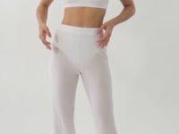 Carregar e reproduzir vídeo no visualizador da Galeria, Video: Rio De Sol Pantalon De Plage Memphis-White Pants Lana