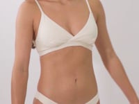 Carregar e reproduzir vídeo no visualizador da Galeria, Video: Rio De Sol Haut Top Touch-Natural Alba