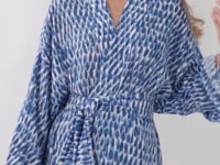 Carregar e reproduzir vídeo no visualizador da Galeria, Video: Rio De Sol Robe De Plage Chuva Kimono