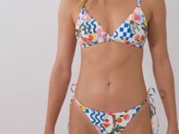 Carregar e reproduzir vídeo no visualizador da Galeria, Video: Rio De Sol Haut Top Al-Mare Tri-Fixo