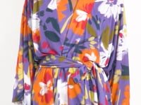 Carregar e reproduzir vídeo no visualizador da Galeria, Video: Rio De Sol Robe De Plage Garden-Flower Kimono