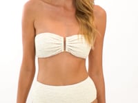 Carregar e reproduzir vídeo no visualizador da Galeria, Video: Rio De Sol Bas Bottom Brisa-Offwhite Hotpants