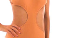 Carregar e reproduzir vídeo no visualizador da Galeria, Video: Rio De Sol Une Pièce Rose Body Decote