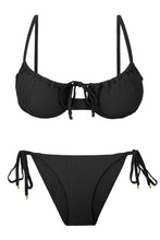 Carregar imagem no visualizador da galeria, Product Front: Rio De Sol Bas Bottom Dots-Black Ibiza-Comfy