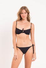 Carregar imagem no visualizador da galeria, Model Front: Rio De Sol Bas Bottom Dots-Black Ibiza-Comfy