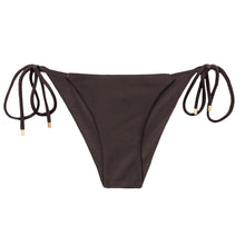 Carregar imagem no visualizador da galeria, Product Front: Rio De Sol Bas Bottom Shimmer-Coffee Cheeky-Tie