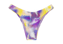 Carregar imagem no visualizador da galeria, Product Front: Rio De Sol Bas Bottom Tiedye-Purple High-Leg