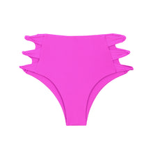 Carregar imagem no visualizador da galeria, Product Front: Rio De Sol Bas Bottom Vita-Pink High-Waist-Spin