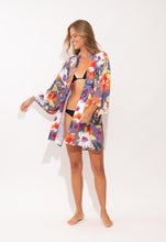 Carregar imagem no visualizador da galeria, Image 05: Rio De Sol Robe De Plage Garden-Flower Kimono