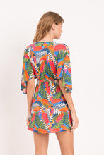 Carregar imagem no visualizador da galeria, Model Back: Rio De Sol Mini Dress Jungle Mini Dress