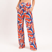 Carregar imagem no visualizador da galeria, Gallery: Rio De Sol Pantalon De Plage Leaves Wide Pants