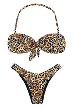 Carregar imagem no visualizador da galeria, Product Front: Rio De Sol Ensemble Leopardo Bandeau