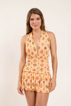 Carregar imagem no visualizador da galeria, Image 05: Rio De Sol Mini Dress Mosaico Low Cut Dress