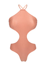 Carregar imagem no visualizador da galeria, Product Front: Rio De Sol Une Pièce Rose Body Decote