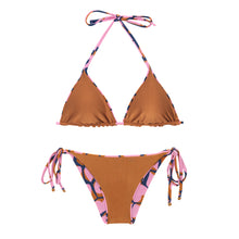 Carregar imagem no visualizador da galeria, Product Back: Rio De Sol Ensemble Set Amore-Pink Tri-Inv Lacinho