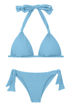 Carregar imagem no visualizador da galeria, Product Front: Rio De Sol Ensemble Set Dots-Sky Mel Italy