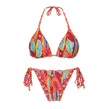 Carregar imagem no visualizador da galeria, Product Back: Rio De Sol Ensemble Set Floral-Scales Tri-Inv Lacinho
