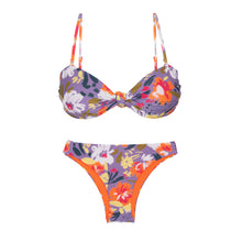 Carregar imagem no visualizador da galeria, Product Front: Rio De Sol Ensemble Set Garden-Flower Bandeau-Joy Essential