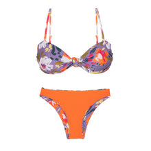 Carregar imagem no visualizador da galeria, Product Back: Rio De Sol Ensemble Set Garden-Flower Bandeau-Joy Essential
