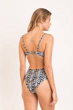 Carregar imagem no visualizador da galeria, Model Back: Rio De Sol Ensemble Set Ikat Twist Hotpants