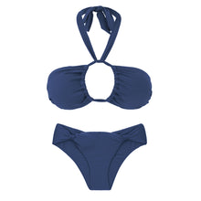 Carregar imagem no visualizador da galeria, Product Back: Rio De Sol Ensemble Set Navy Mel