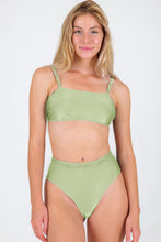 Carregar imagem no visualizador da galeria, Gallery: Rio De Sol Ensemble Set Oliva Bandeau-Reto Hotpants