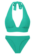 Carregar imagem no visualizador da galeria, Product Front: Rio De Sol Ensemble Set Opal Halter-Cos Essential-Comfy