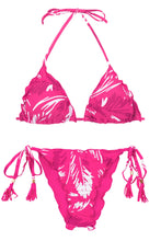 Carregar imagem no visualizador da galeria, Product Front: Rio De Sol Ensemble Set Pink-Palms Frufru