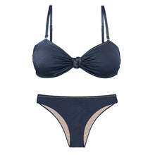 Carregar imagem no visualizador da galeria, Product Front: Rio De Sol Ensemble Set Shark Bandeau-Joy Essential