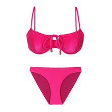 Carregar imagem no visualizador da galeria, Product Front: Rio De Sol Ensemble Set Shimmer-Olinda Balconet-Tie Essential-Comfy