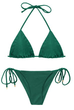 Carregar imagem no visualizador da galeria, Product Front: Rio De Sol Ensemble Set Shimmer-Palace Tri-Inv Cheeky-Tie