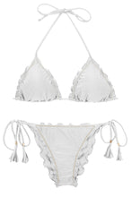 Carregar imagem no visualizador da galeria, Product Front: Rio De Sol Ensemble Set Shimmer-White Frufru