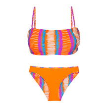 Carregar imagem no visualizador da galeria, Product Back: Rio De Sol Ensemble Set Stripes Bandeau-Reto Essential-Comfy