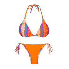Carregar imagem no visualizador da galeria, Product Back: Rio De Sol Ensemble Set Stripes Tri-Inv Ibiza