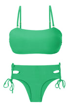 Carregar imagem no visualizador da galeria, Product Front: Rio De Sol Ensemble Set Tambourine Bandeau-Reto Madrid