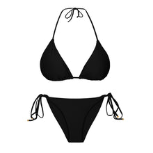 Carregar imagem no visualizador da galeria, Product Front: Rio De Sol Ensemble Set Touch-Black Tri-Inv Cheeky-Tie
