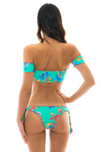 Carregar imagem no visualizador da galeria, Model Back: Rio De Sol Haut Top Acqua Flora Off Shoulder