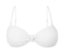 Carregar imagem no visualizador da galeria, Product Front: Rio De Sol Haut Top Bora-White Bandeau-Joy