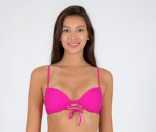 Carregar imagem no visualizador da galeria, Gallery: Rio De Sol Haut Top Cotele-Amaranto Balconet-Pushup