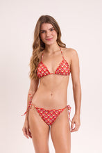 Carregar imagem no visualizador da galeria, Model Front: Rio De Sol Haut Top Floral-Scales Frufru
