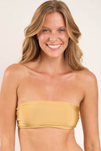 Carregar imagem no visualizador da galeria, Gallery: Rio De Sol Haut Top Fluity-Dourado Bandeau-Reto