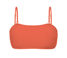 Carregar imagem no visualizador da galeria, Product Front: Rio De Sol Haut Top Light-Peach Bandeau-Reto