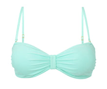 Carregar imagem no visualizador da galeria, Product Front: Rio De Sol Haut Top Malibu-Menta Bandeau-Duo