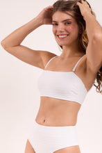 Carregar imagem no visualizador da galeria, Image 08: Rio De Sol Haut Top Memphis-White Bandeau-Reto