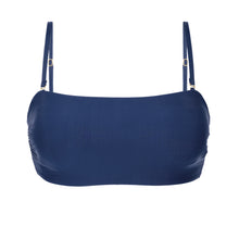 Carregar imagem no visualizador da galeria, Product Front: Rio De Sol Haut Top Navy Bandeau-Reto