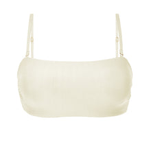 Carregar imagem no visualizador da galeria, Product Front: Rio De Sol Haut Top Off-White Bandeau-Reto